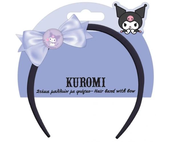 Luna: Kuromi mintás hajpánt masnival
