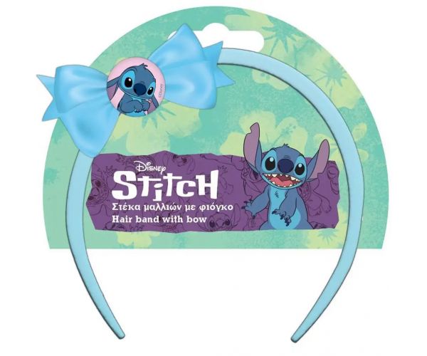 Luna: Lilo & Stitch mintás hajpánt masnival
