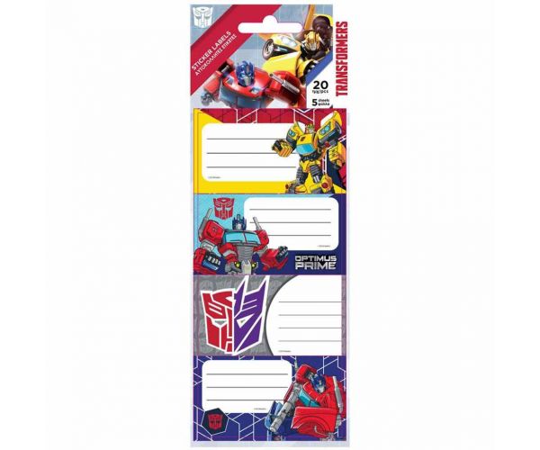 Luna: Transformers naljepnice za bilježnice, pakiranje od 20 komada