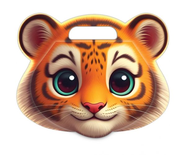 Luna: Tigris alakú 40 lapos vázlatfüzet 28x28 cm