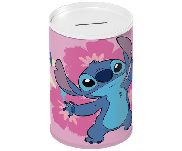 Luna: Disney Stitch mintás henger alakú fém persely 10x15 cm