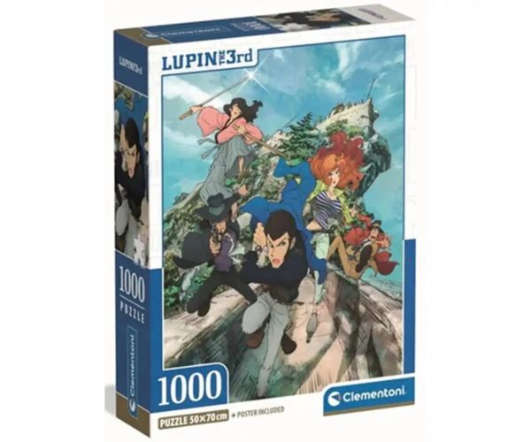 Lupin the 3rd 1000 darabos puzzle - Clementoni