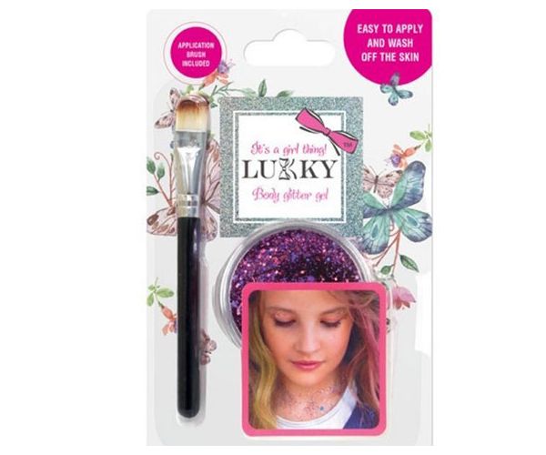 Lukky: Glitter ljubičasti gel za tijelo