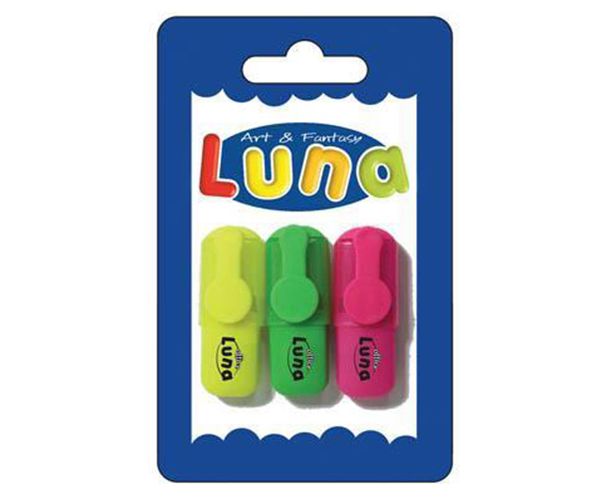 Luna: Mini markeri set od 3kom
