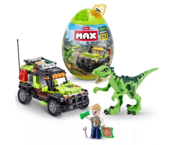MAX Dino Adventure Dinó tojás kapszula 252db-os