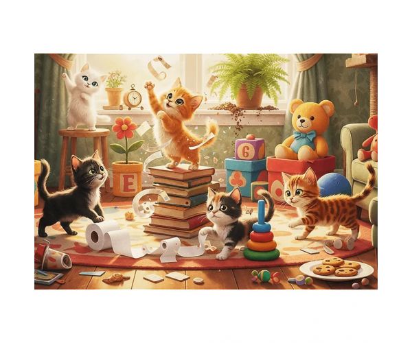 Mačje nestašluke, puzzle od 160 dijelova - Trefl