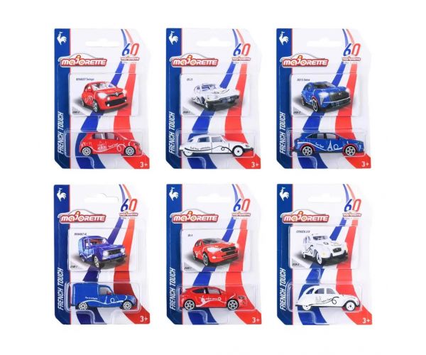 Majorette: French Touch kisautók többféle 1db - Simba Toys
