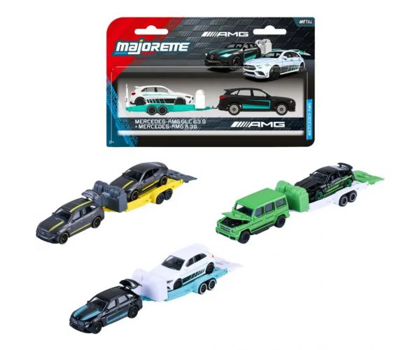 Majorette: Mercedes AMG Deluxe kisautó utánfutóval többféle változatban - Simba Toys