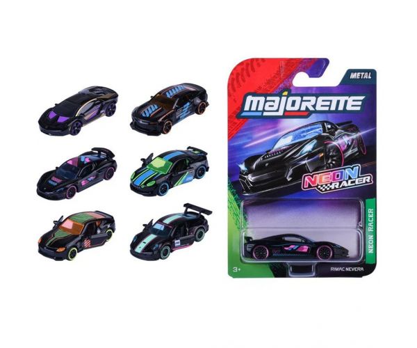 Majorette: Neon Racer gyűjthető kisautó 1/64 1db - Simba Toys