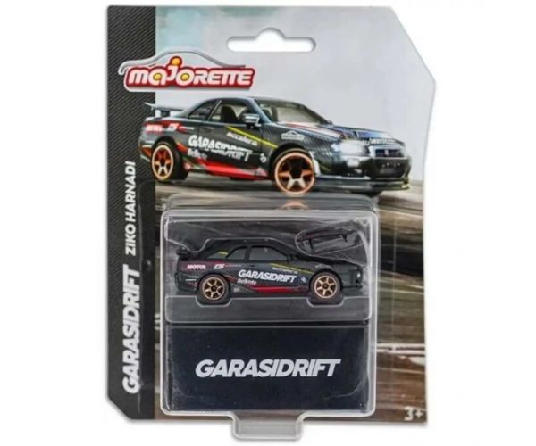 Majorette – Nissan Skyline R34 GarasiDrift Ziko Harnadi 1:64 méretarányú kisautó - Simba Toys