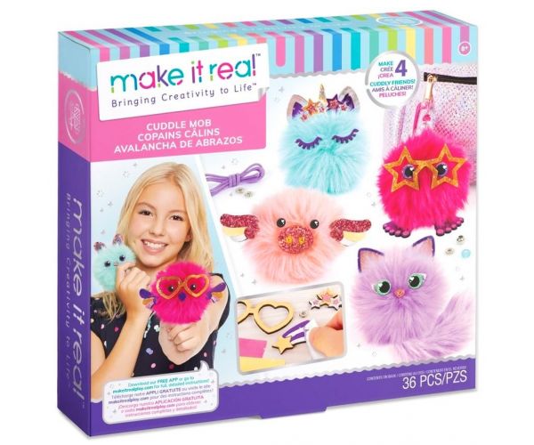 Make It Real: Set za izradu slatkih pahuljastih kuglica, 4 komada