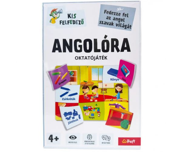 Kis felfedező: Angolóra oktatójáték új kiadás - Trefl