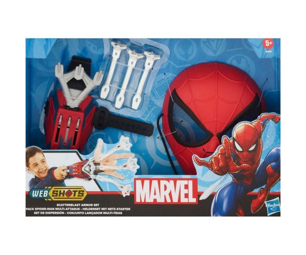 Marvel Pókember: Web Shots Scatterblast Armor játékszett - Hasbro