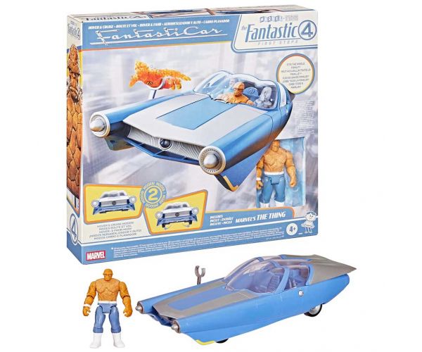 Marvel A Fantasztikus 4-es Epic World of Action Lebegő és cirkáló Fantasticar - Hasbro