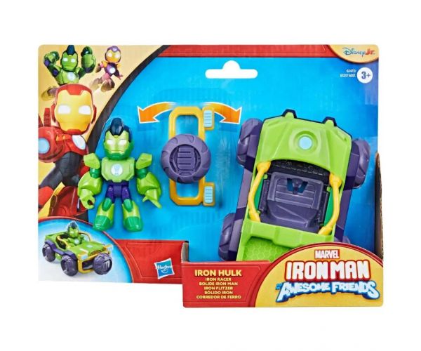 Marvel Vasember és Szuper Barátai – Jármű és Figura szett: Iron Hulk - Hasbro