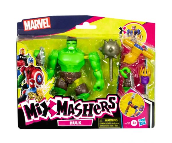 Marvel Mix Mashers: Bosszúállók Hulk figura kiegészítőkkel - Hasbro