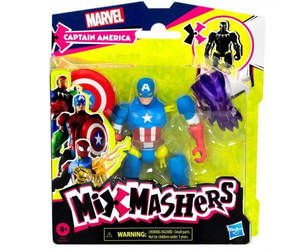 Marvel Mix Mashers: Bosszúállók Amerika kapitány figura kiegészítőkkel - Hasbro