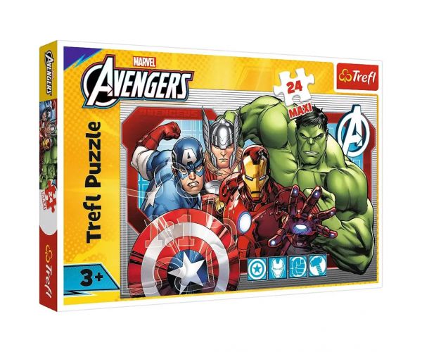 Marvel Bosszúállók 24db-os maxi puzzle - Trefl