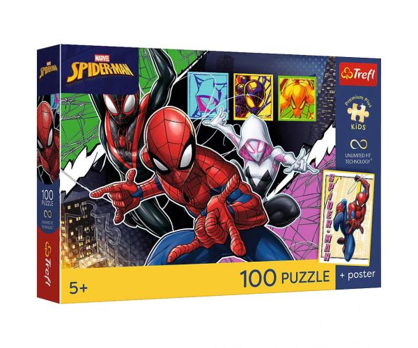 Marvel Pókember Hősies pók 100db-os puzzle - Trefl