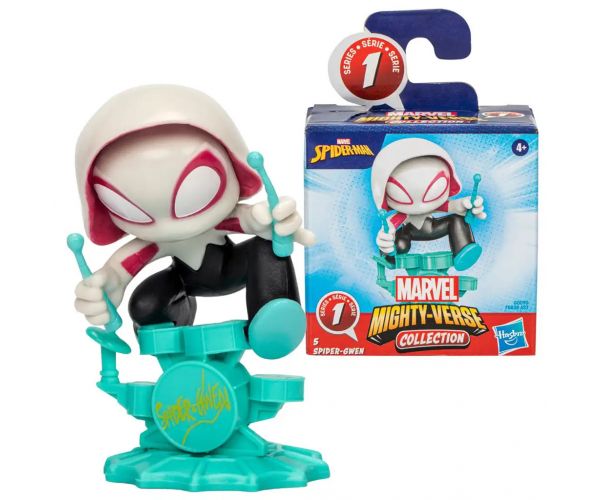Marvel: Pókember Mighty-Verse Collection - Spider Gwen mini figura - Hasbro