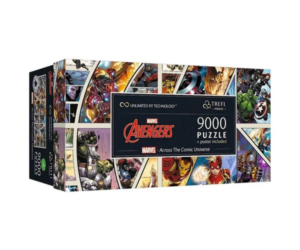 Marvel a képregény univerzumon át 9000db-os puzzle - Trefl