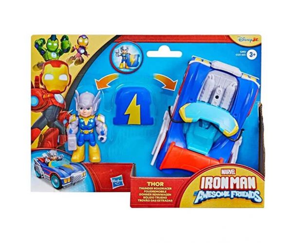 Marvel Vasember és csodálatos barátai - Thor és Thunder Roadracer járműve - Hasbro