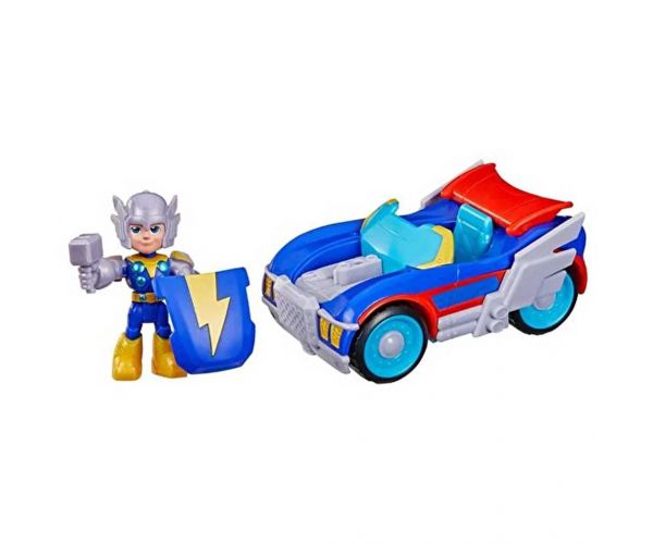 Marvelov Iron Man i njegovi fantastični prijatelji - Thor i vozilo Thunder Roadracer - Hasbro