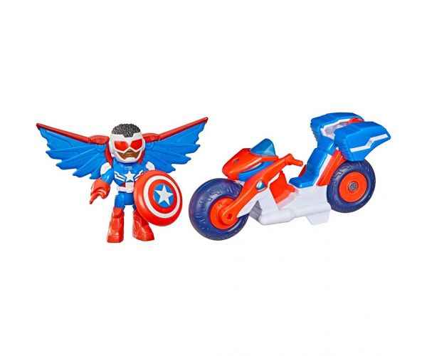Marvelov Iron Man i njegovi nevjerojatni prijatelji - Kapetan Amerika i njegovo vozilo Super Bike - Hasbro