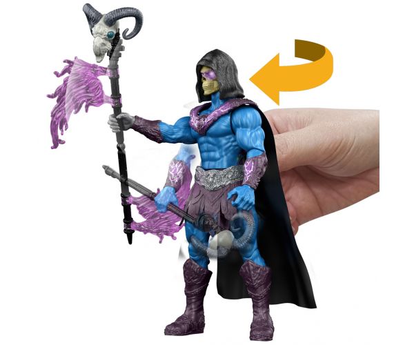 Masters of the Universe: Branitelji svemira — Skeletor s lubanjastim licem, akcijska figura s dodacima - Mattel