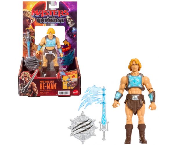 Masters of the Universe: Az univerzum védelmezői He-Man akciófigura Power Sword karddal 14cm - Mattel