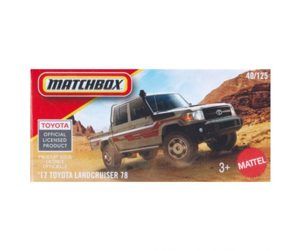 Matchbox ’17 Toyota Land Cruiser 78 kisautó 1/64 – Mattel