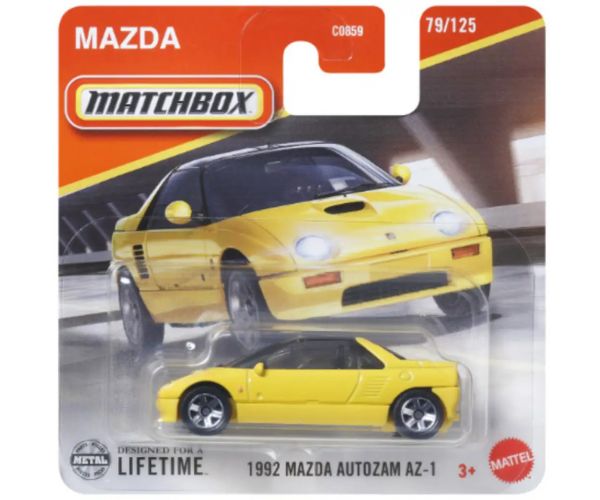 Matchbox: 1992 Mazda Autozam AZ-1 kisautó 1/64 – Mattel