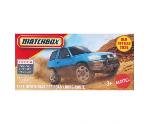 Matchbox 1997 Toyota RAV4 Off-Road kisautó 1/64 – Mattel
