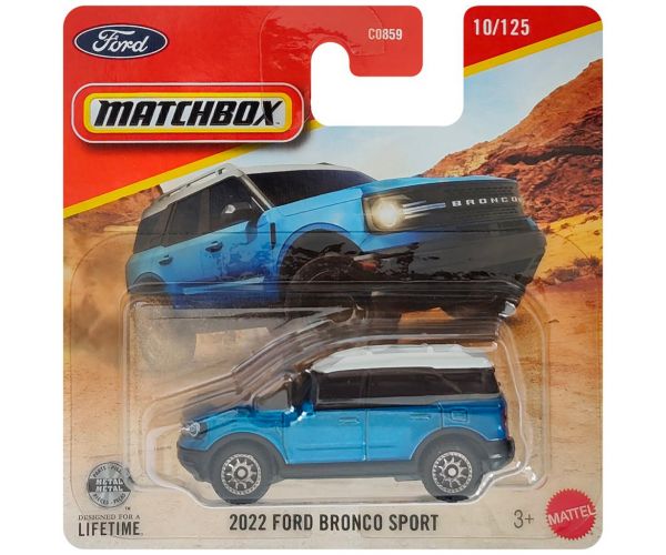 Matchbox: 2022 Ford Bronco Sport kisautó 1/64 - Mattel