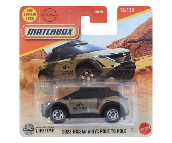 Matchbox: 2023 Nissan Ariya Pole to Pole kisautó 1/64 - Mattel