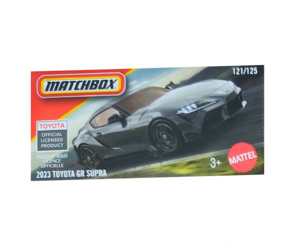 Matchbox: Papírdobozos 2023 Toyota GR Supra kisautó 1/64 - Mattel