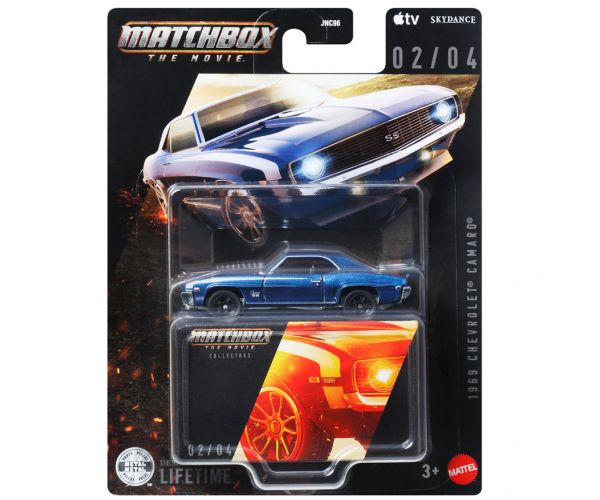 Matchbox A Film: 1969 Chevrolet Camaro gyűjtői kisautó 1/64 - Mattel