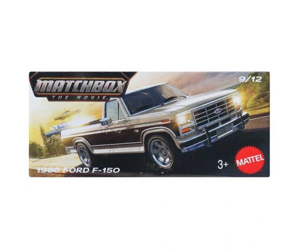 Matchbox A Film: 1986 Ford F-150 papírdobozos kisautó 1/64 – Mattel