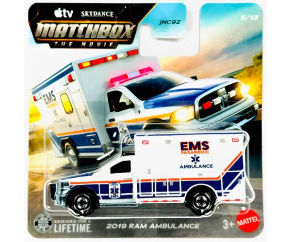 Matchbox A Film: 2019 RAM Ambulance kisautó 1/64 - Mattel