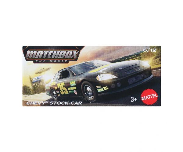 Matchbox A Film: Chevy Stock-Car papírdobozos kisautó 1/64 – Mattel