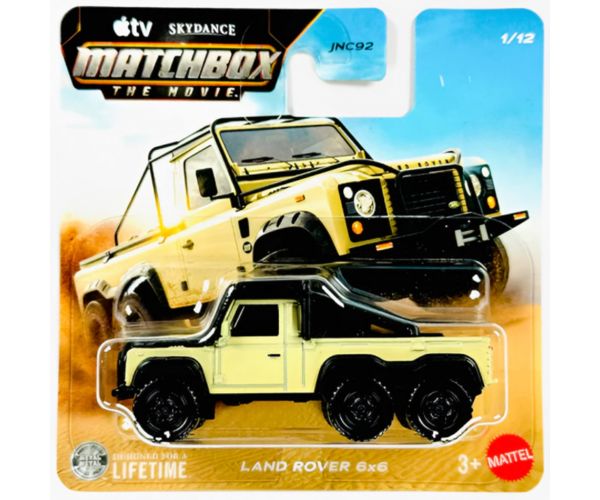 Matchbox A Film: Land Rover 6x6 kisautó 1/64 - Mattel