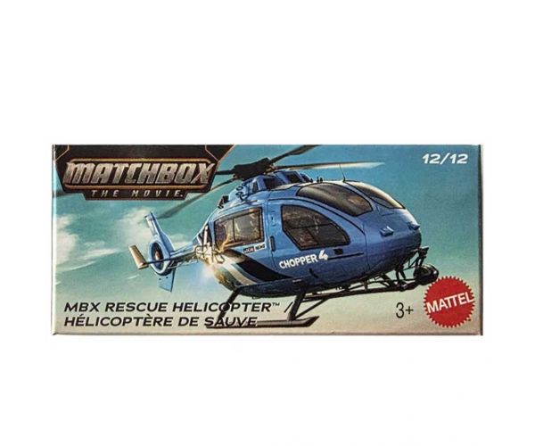 Matchbox A Film: MBX Rescue papírdobozos helikopter 1/64 – Mattel