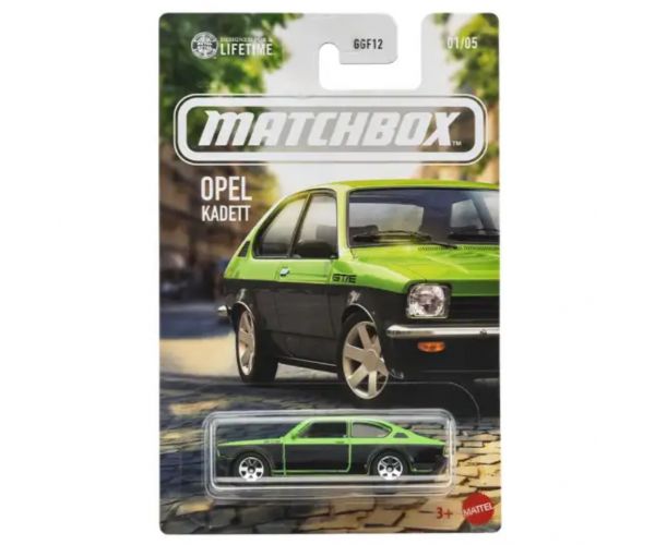 Matchbox Ikonikus Opel Kadett kisautó 1/64 – Mattel