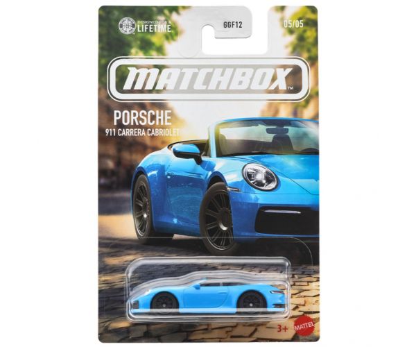 Matchbox Ikonikus Porsche 911 Carrera Cabriolet kisautó 1/64 – Mattel