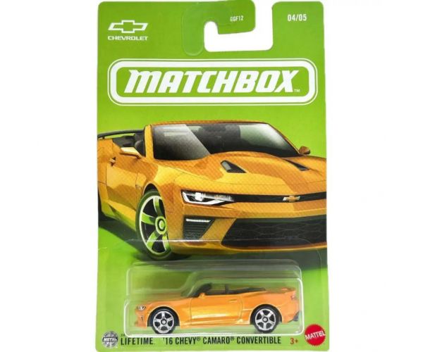 Matchbox: Ikonikus 2016 Chevy Camaro Convertible kisautó 1/64 - Mattel