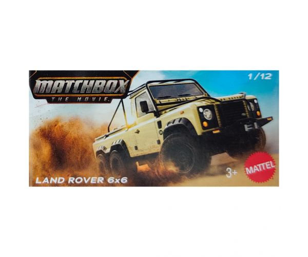 Matchbox: Papírdobozos Land Rover 6x6 kisautó 1/64 - Mattel