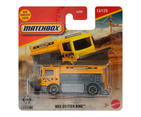 Matchbox: MBX Gritter King munkagép kisautó 1/64 - Mattel