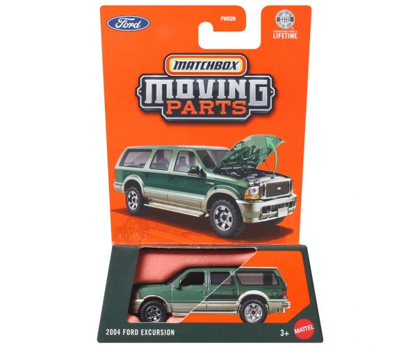 Matchbox Moving Parts: 2004 Ford Excursion nyitható kisautó 1/64 - Mattel
