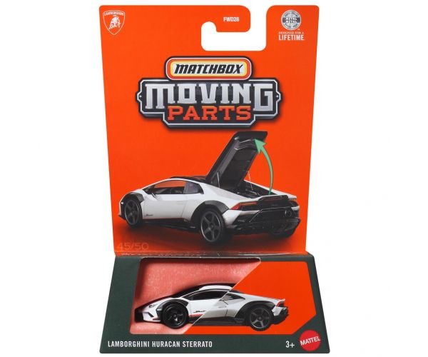 Matchbox Moving Parts: Lamborghini Huracan Sterrato nyitható kisautó 1/64 - Mattel
