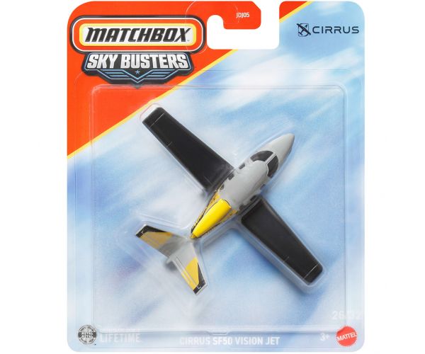 Matchbox: Sky Busters Cirrus SF50 Vision Jet repülő 1/64 – Mattel